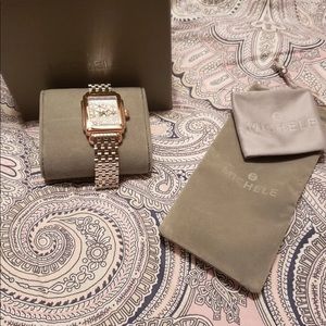 Michele LE Rose Gold and Silver Watch *RARE*
